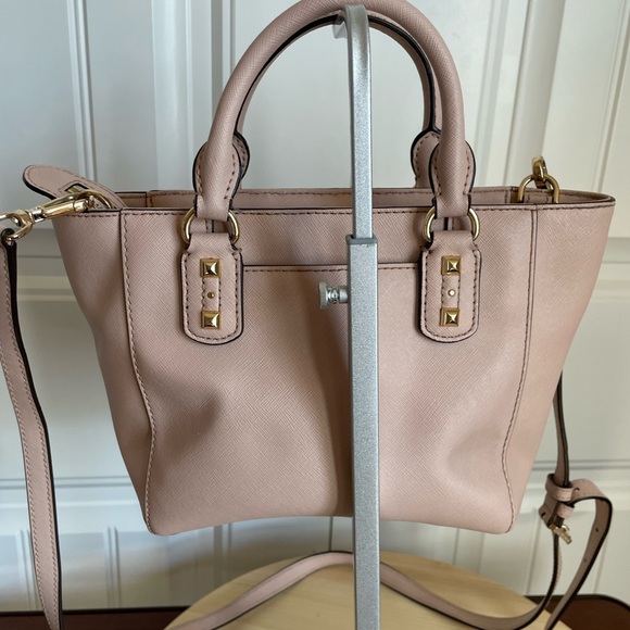 Michael Kors Sandrine Small Studded Saffiano Leather Crossbody - Picture 2 of 6